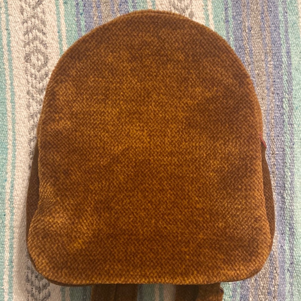 Small handmade up-cycled backpack